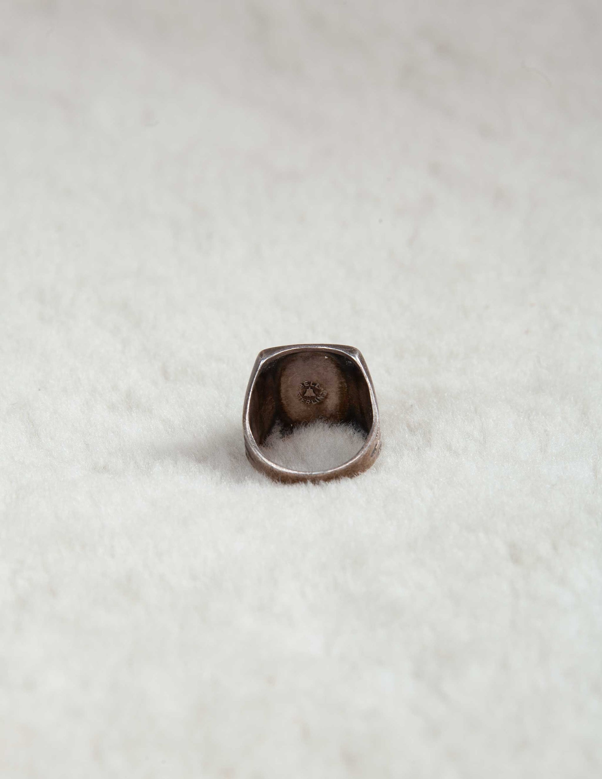 Vintage Bell Trading Post Thunderbird Ring – Turquoise & Sterling (Size 8.5)