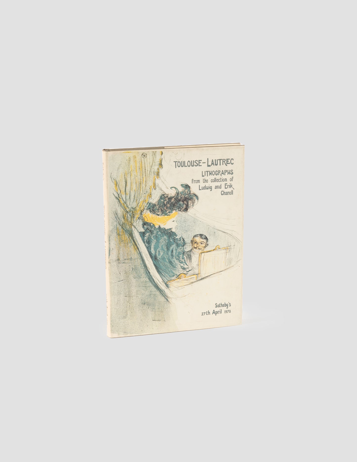 Vintage Sotheby's® Catalogue of Henri De Toulouse-Lautrec Lithographs from the Collection of Ludwig and Erik Charell