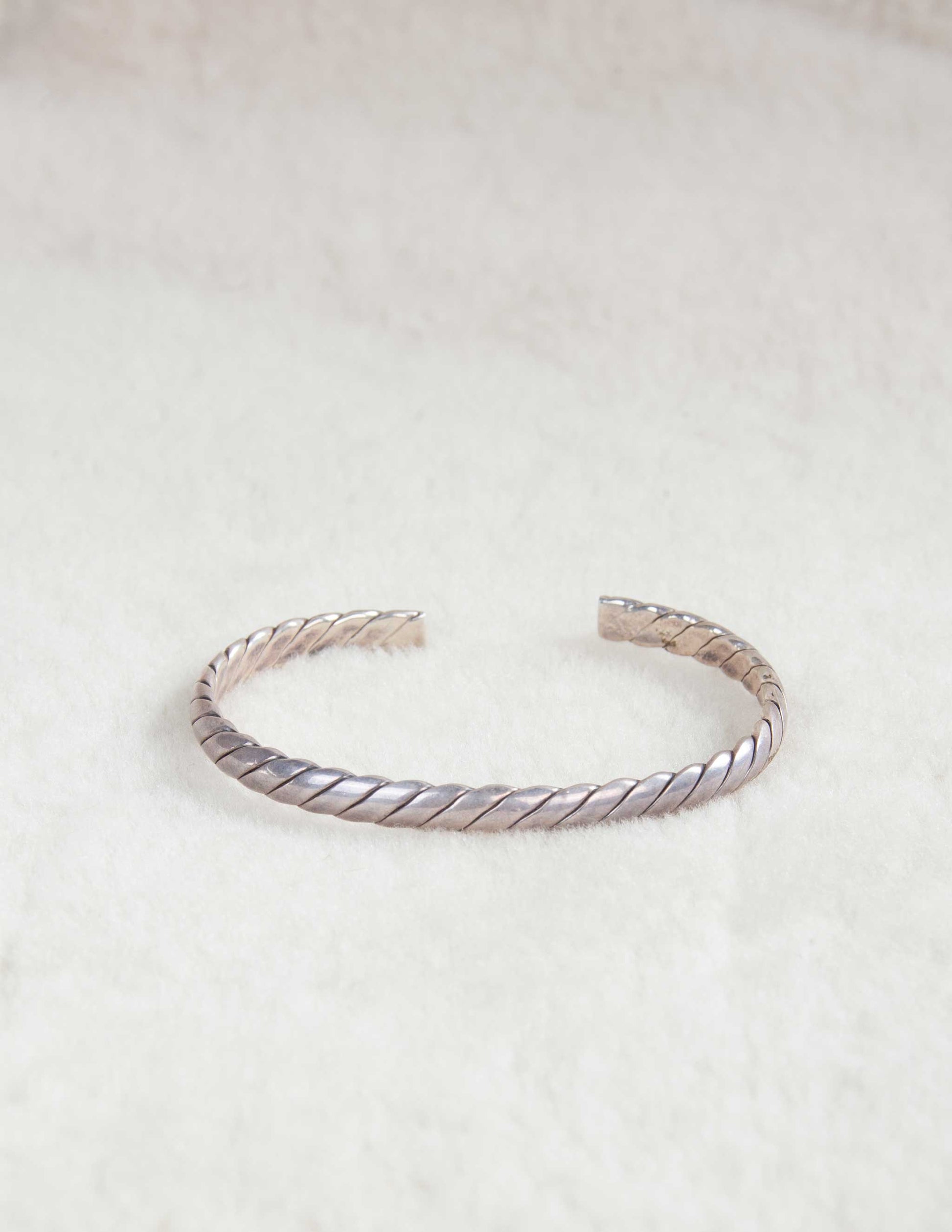 Vintage Sterling Silver Twisted Sterling Cuff