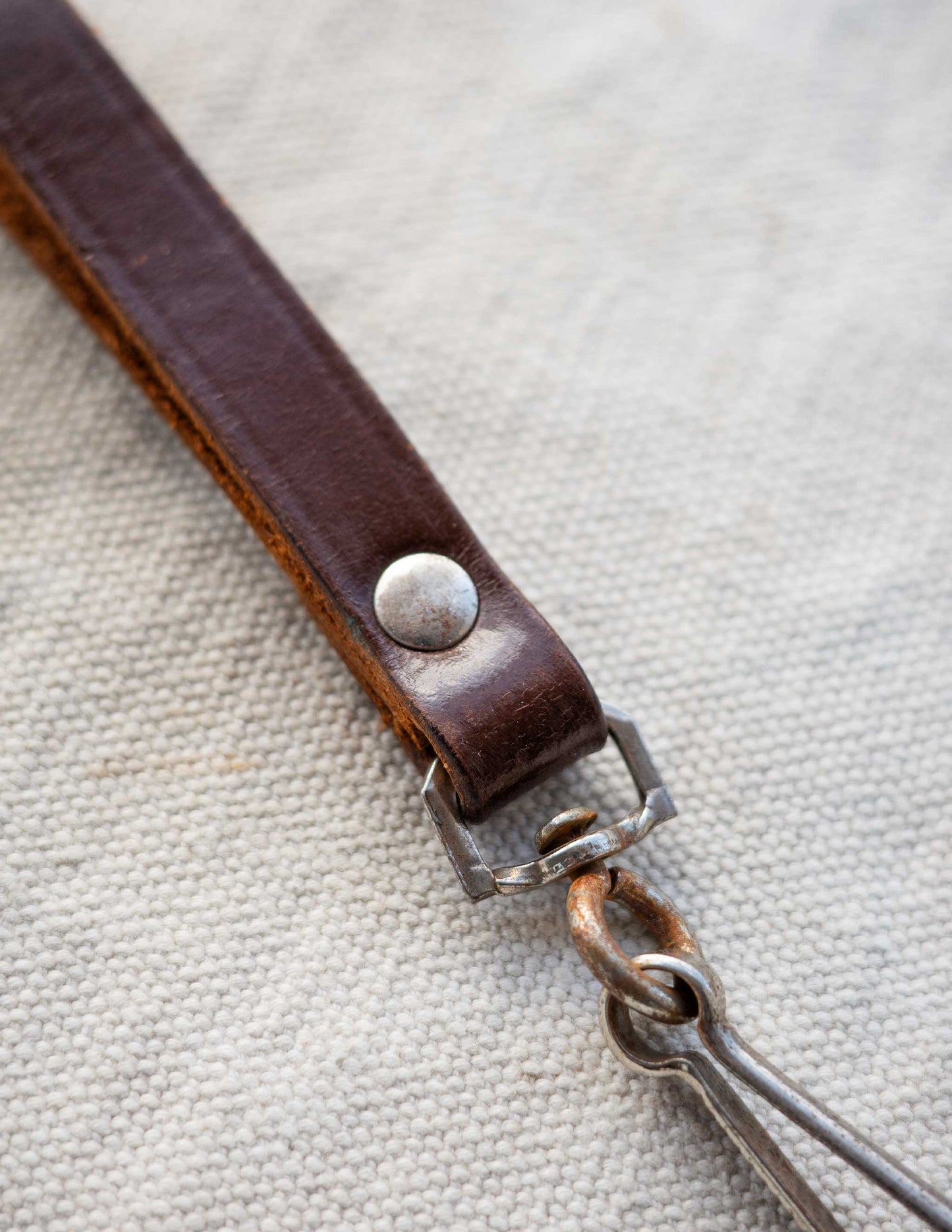 1970's Leather Key Hook