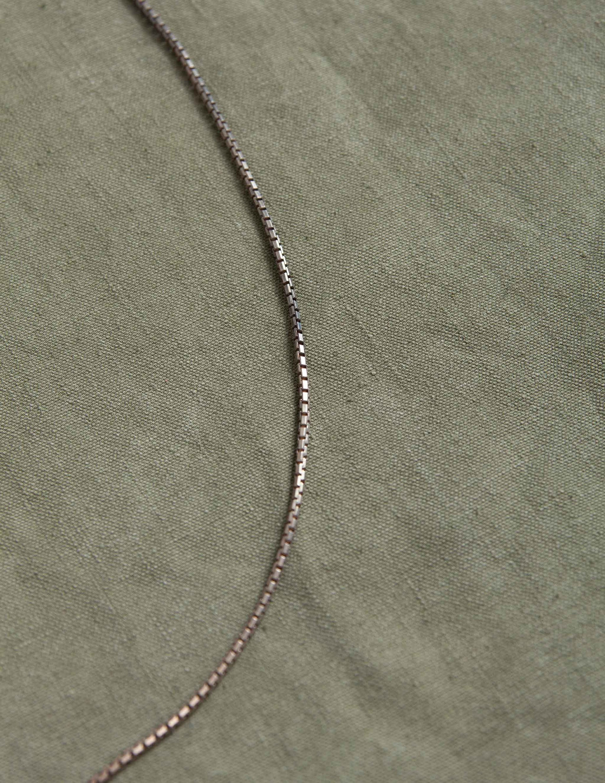 Vintage Sterling Silver Box Chain