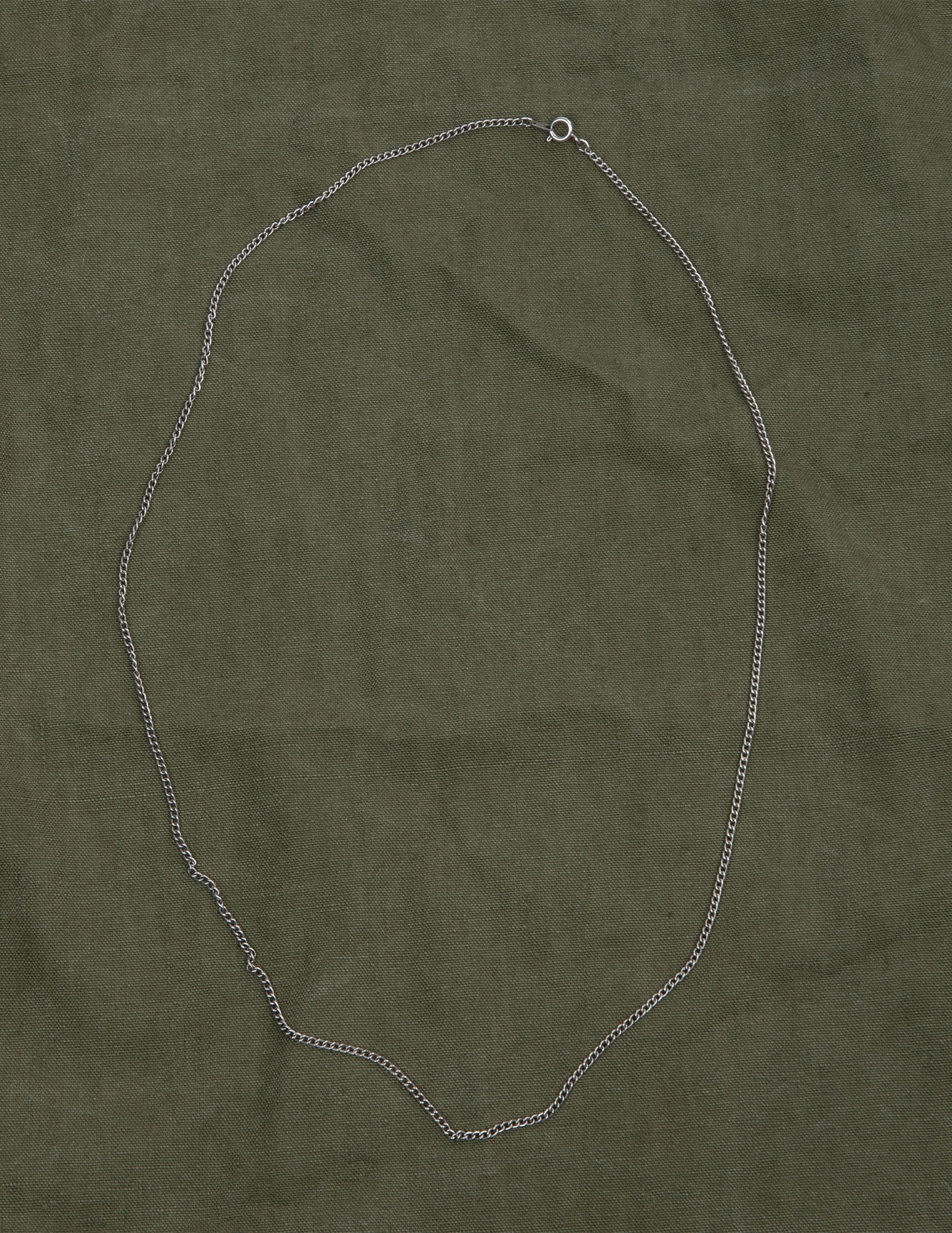 Vintage Sterling Silver Curb Chain