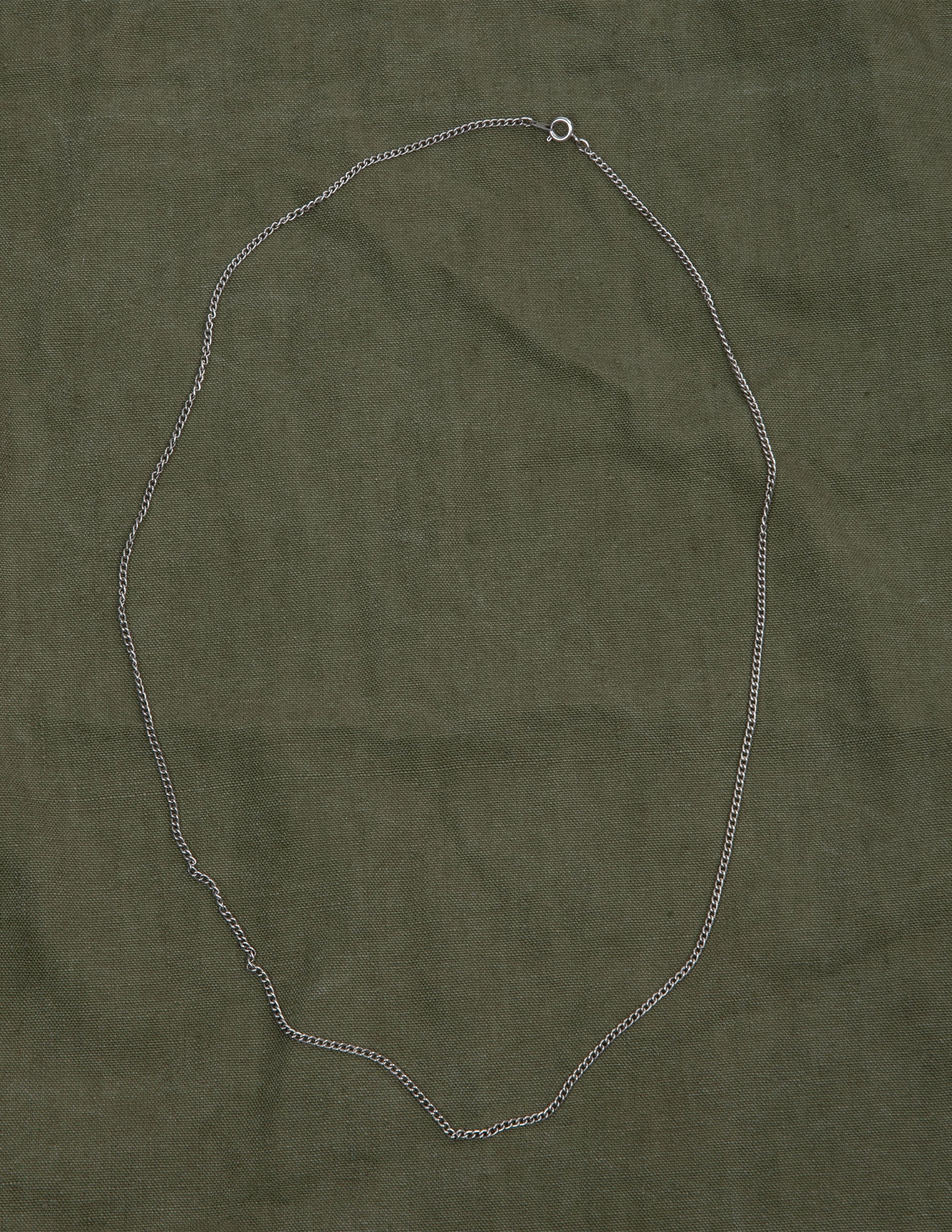 Vintage Sterling Silver Curb Chain