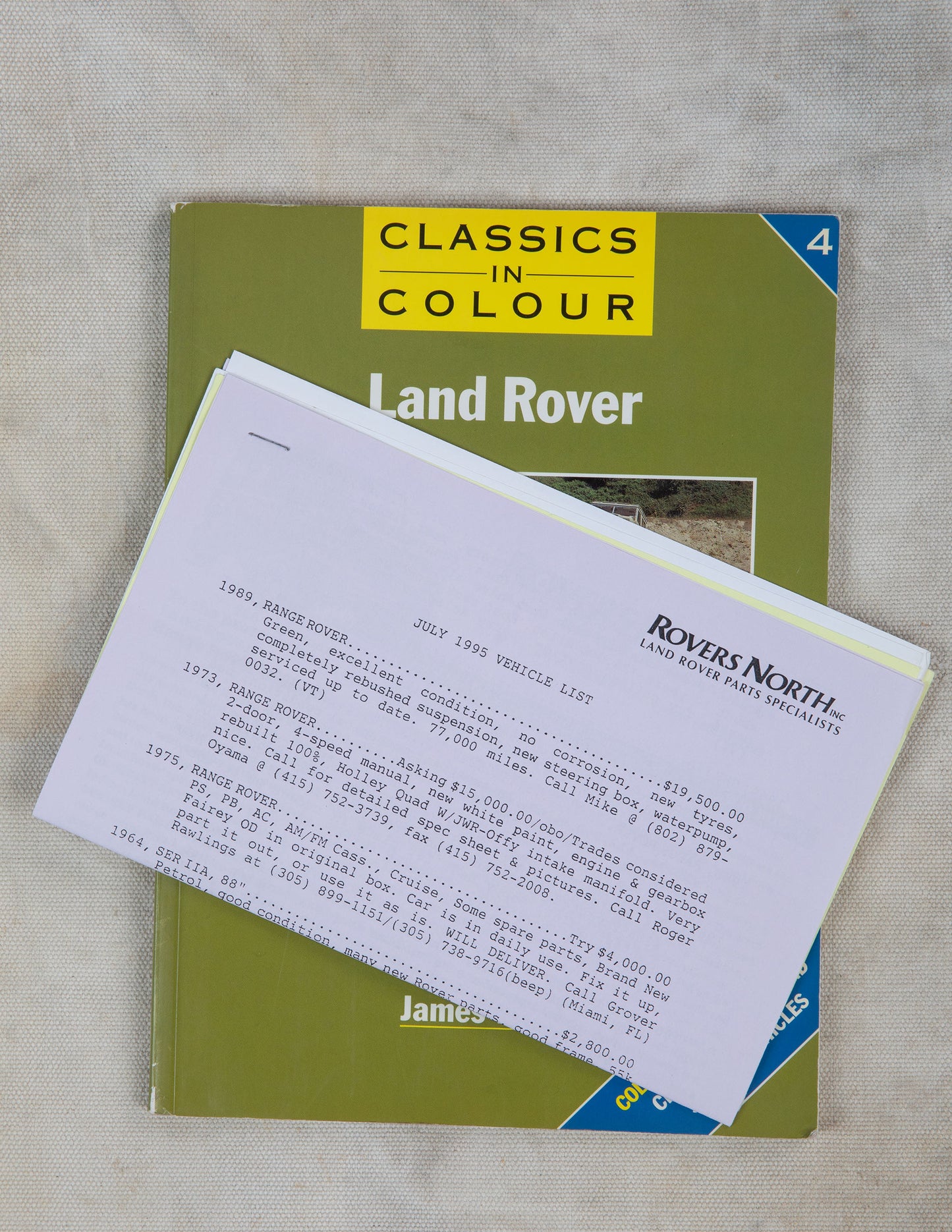 Land Rover Classics in Colour by James Taylor