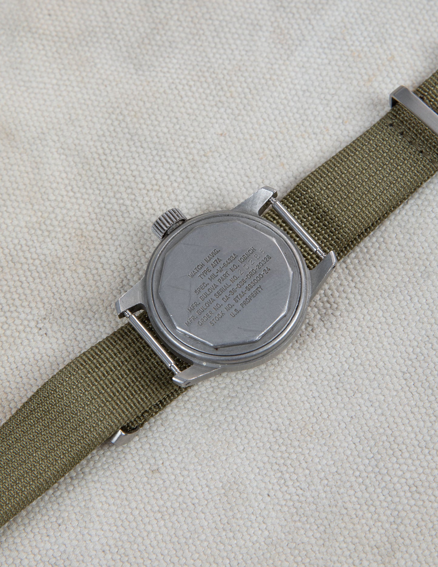 Vintage Bulova A-17A U.S. Military Navigation Watch