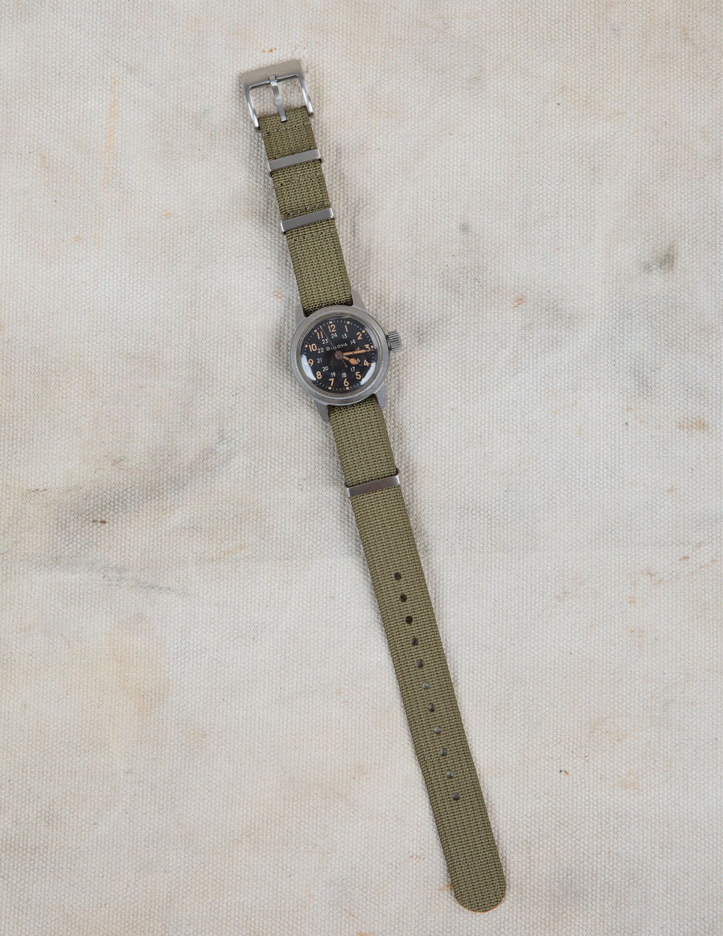 Vintage Bulova A-17A U.S. Military Navigation Watch