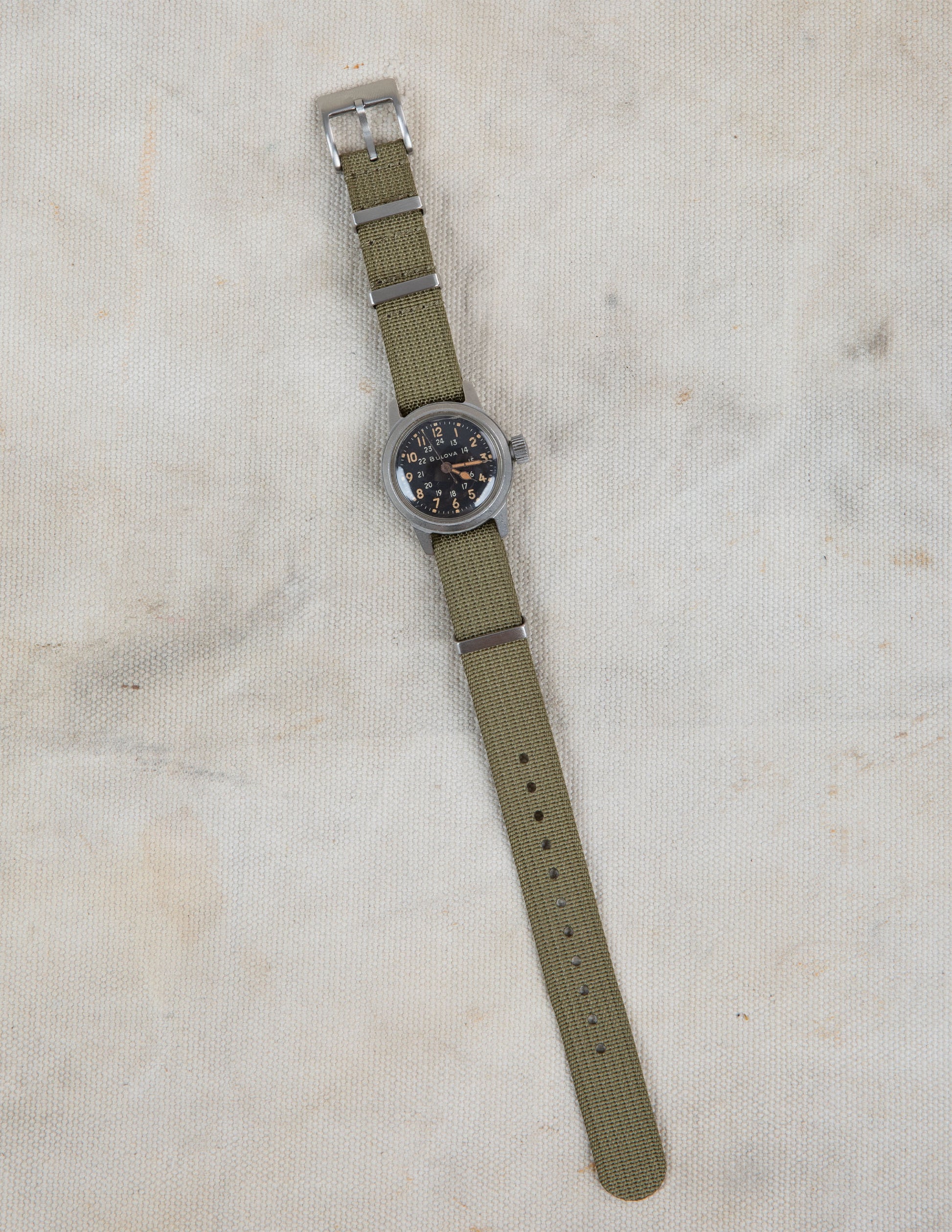 Vintage Bulova A-17A U.S. Military Navigation Watch