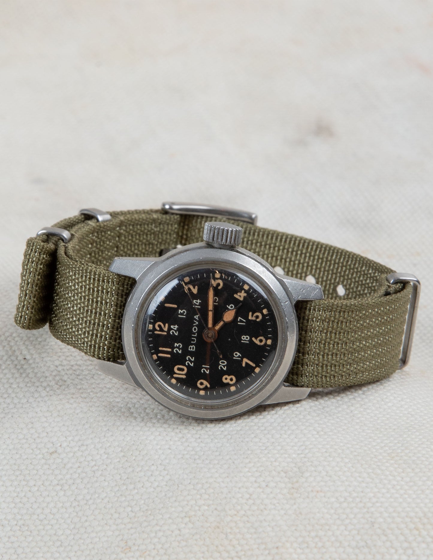 Vintage Bulova A-17A U.S. Military Navigation Watch