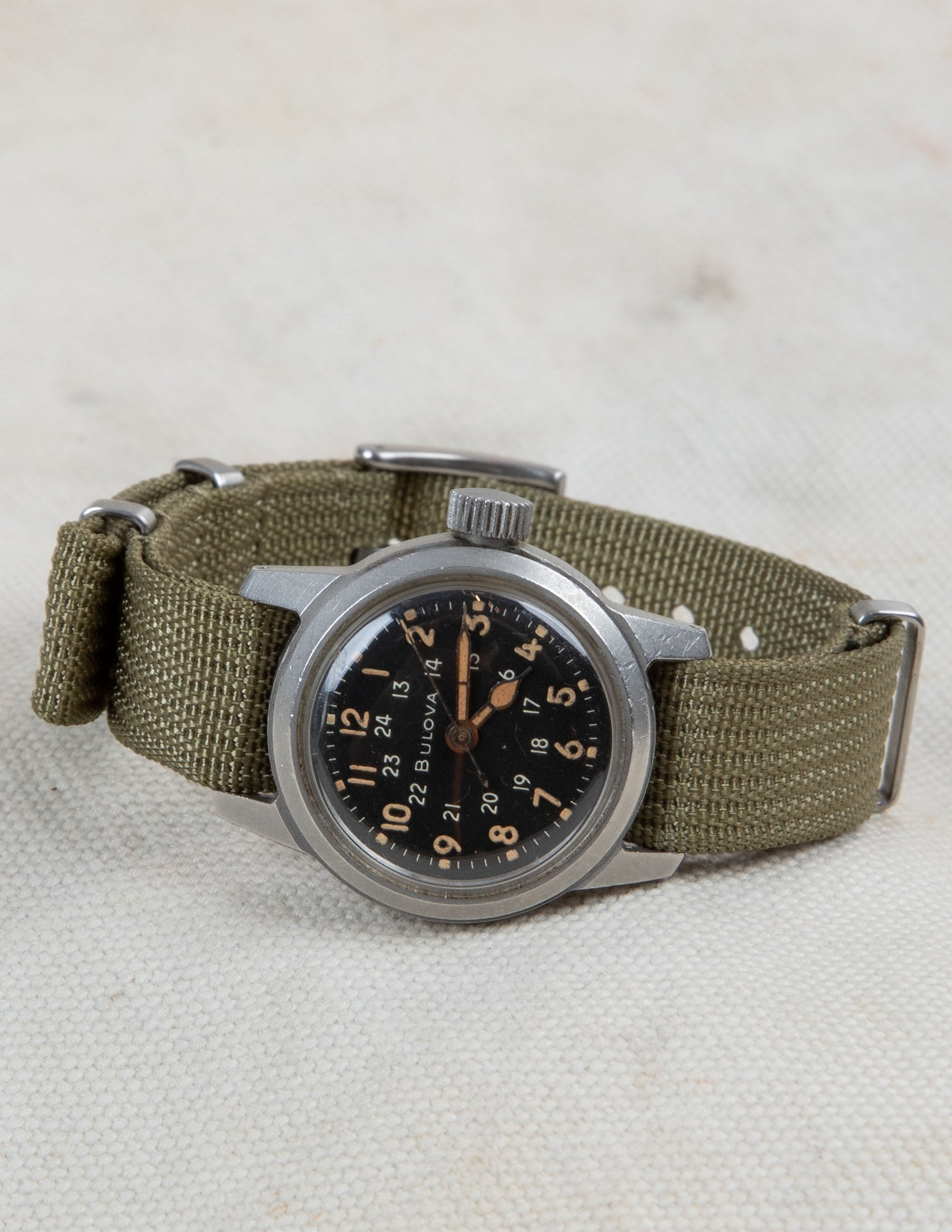 Vintage Bulova A-17A U.S. Military Navigation Watch