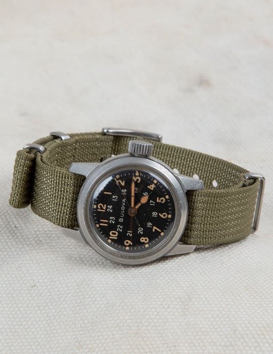 Vintage Bulova A-17A U.S. Military Navigation Watch