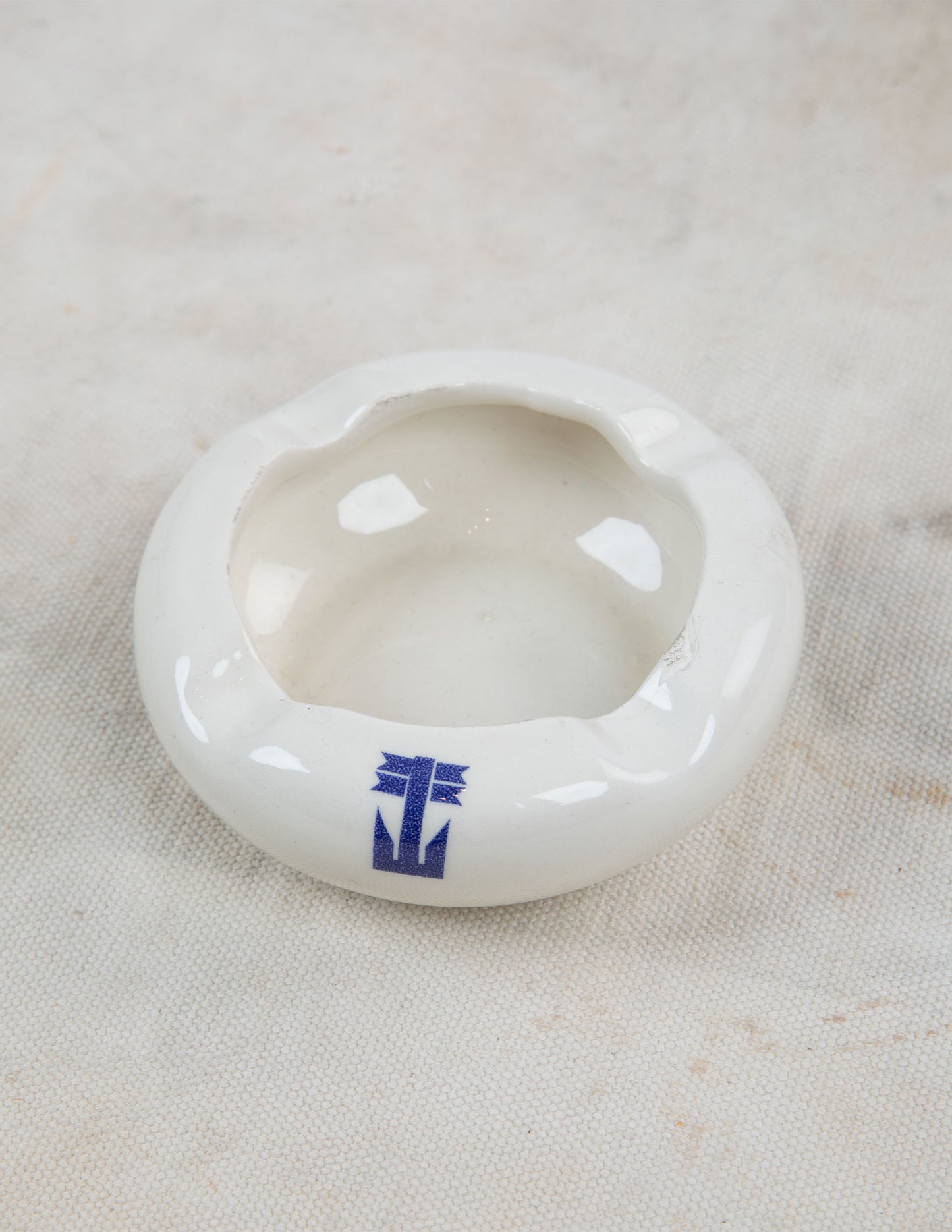 Vintage Naval Porcelain Ashtray