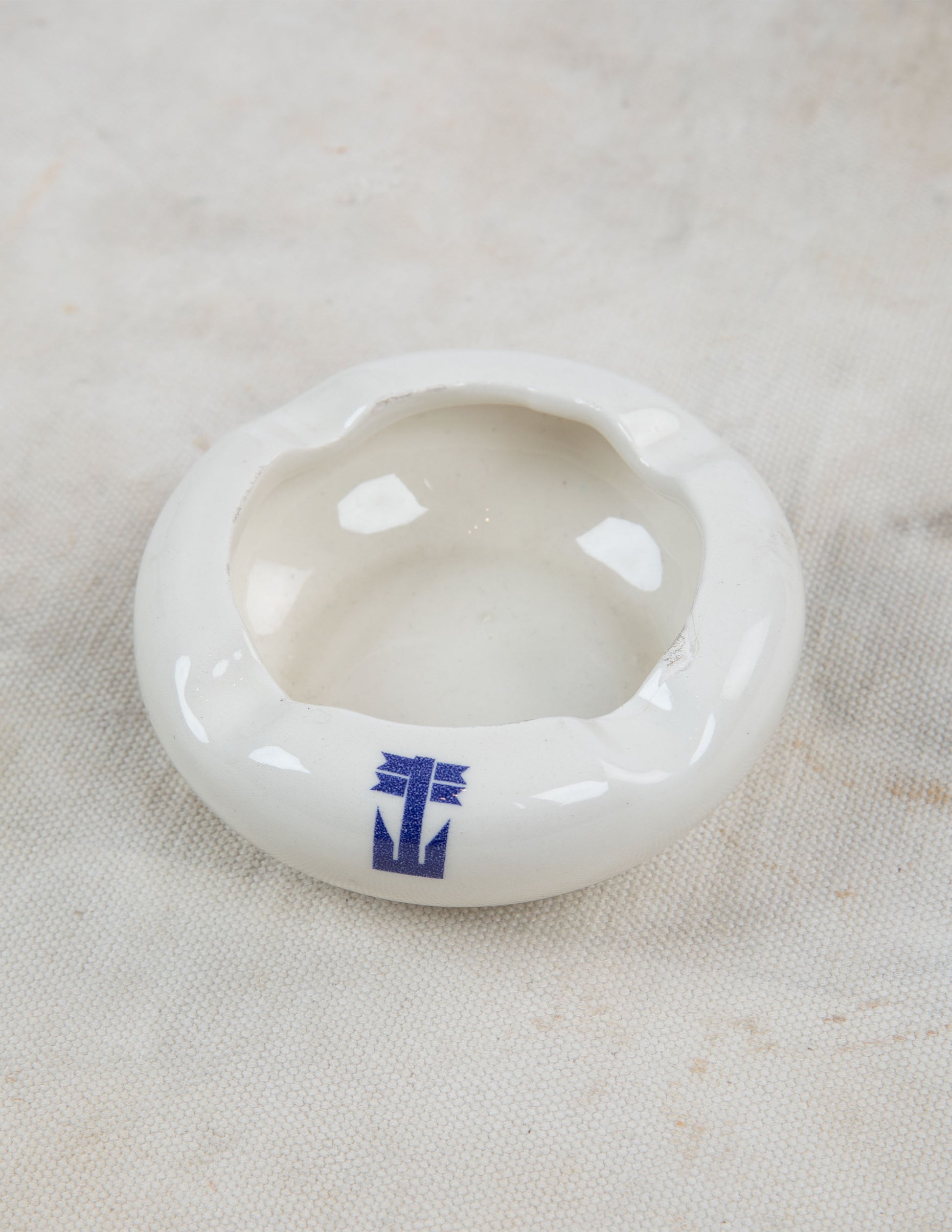 Vintage Naval Porcelain Ashtray