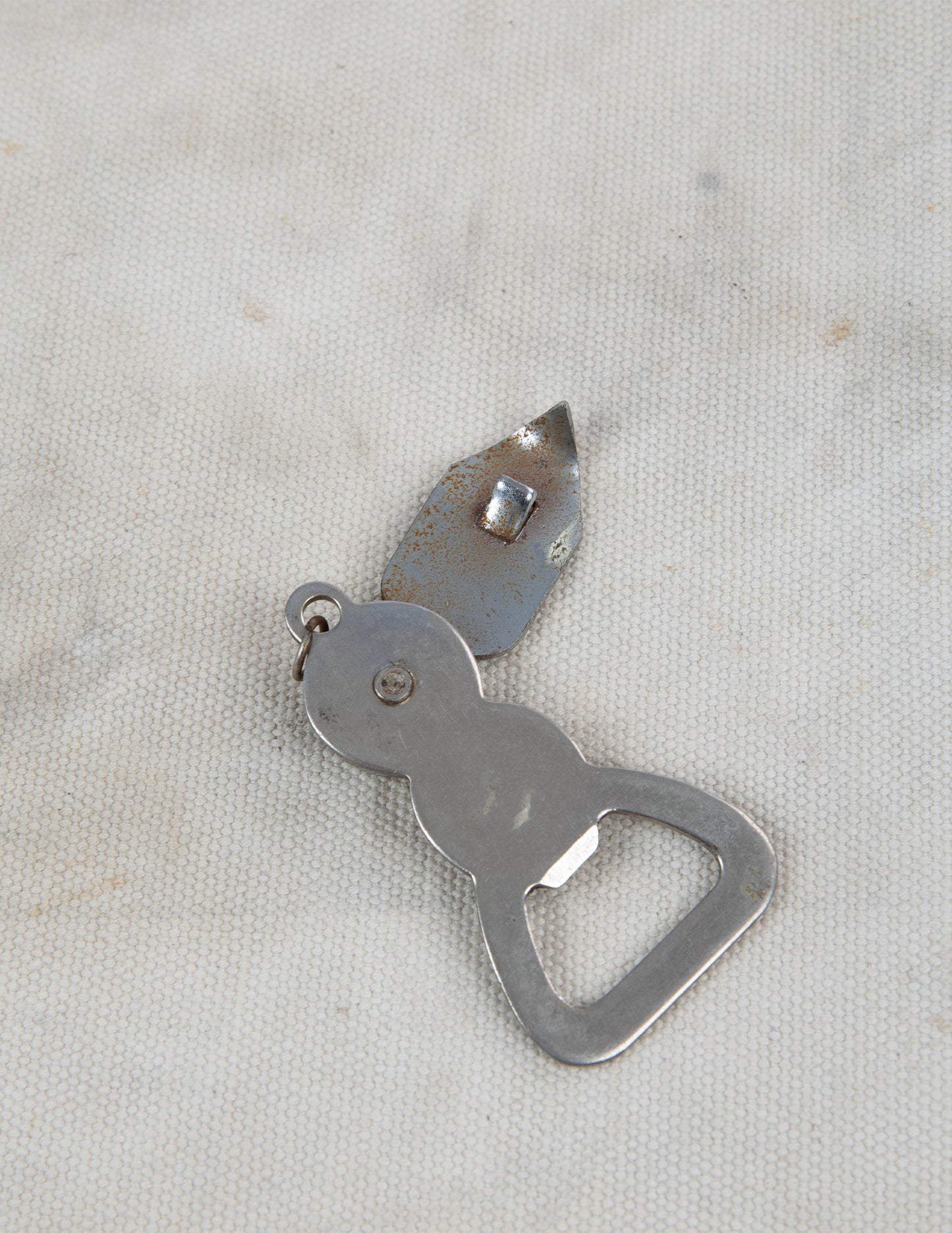 Vintage Folding Bottle Opener Keychain