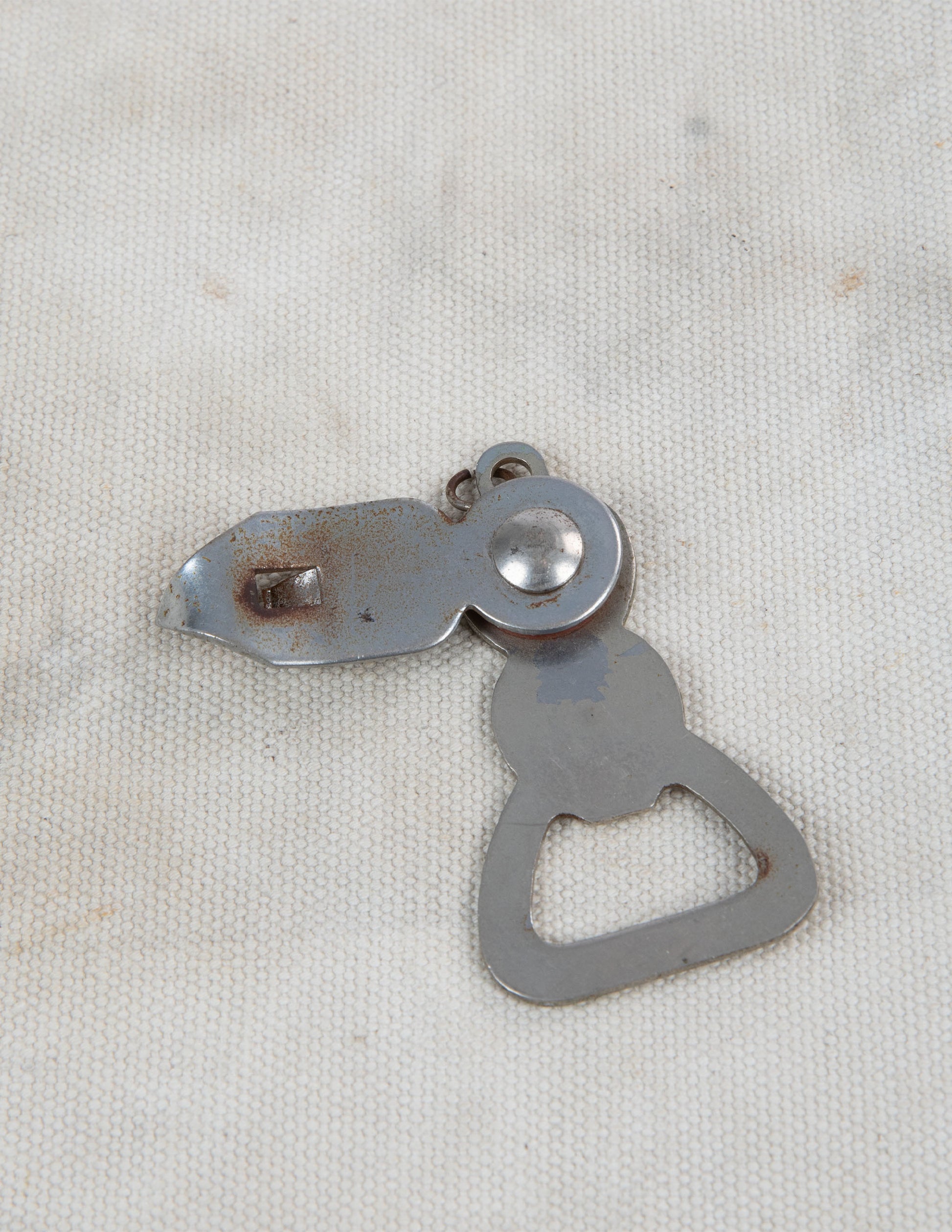 Vintage Folding Bottle Opener Keychain