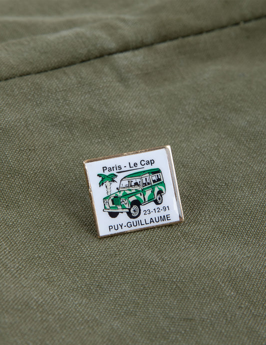 Vintage Paris–Le Cap Land Rover Rally Pin