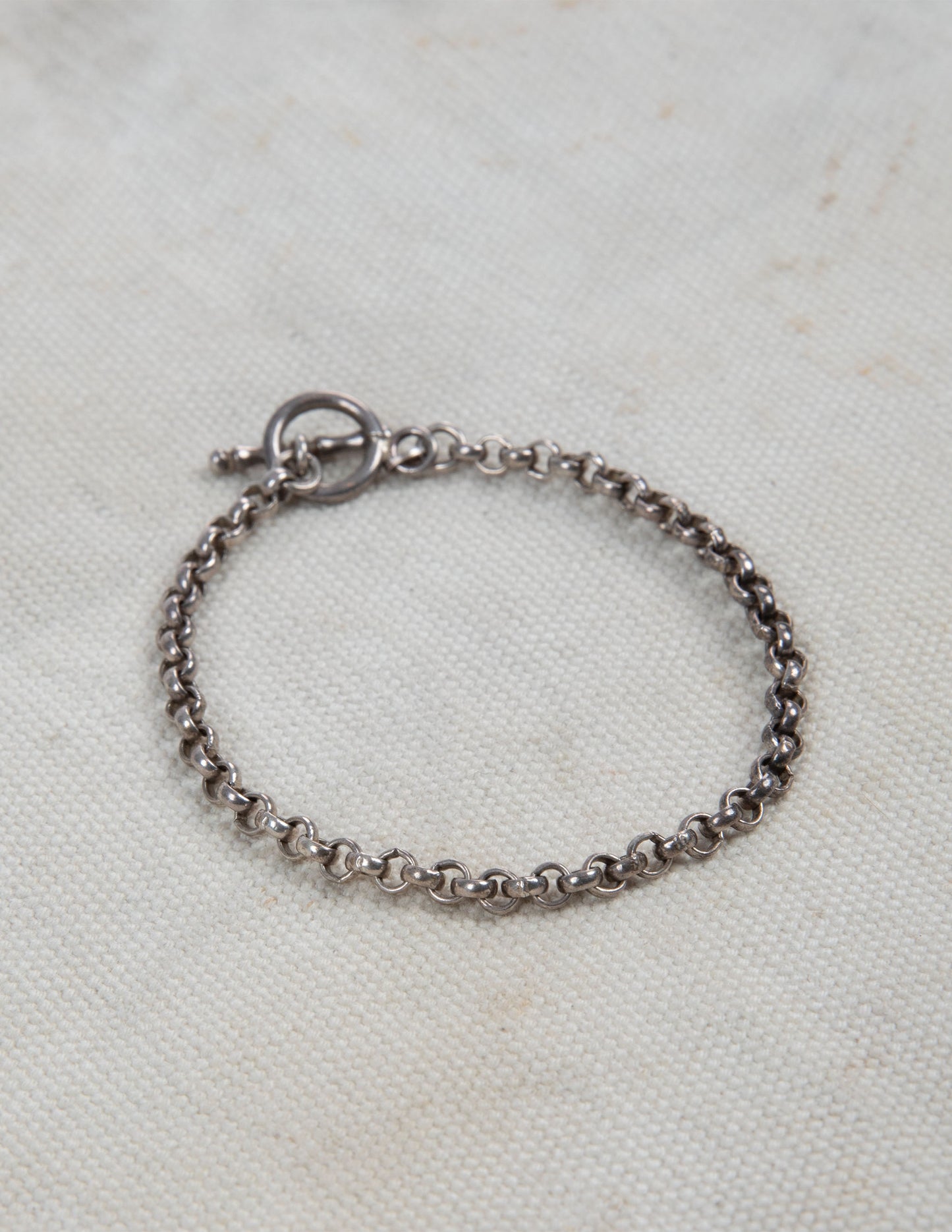 Vintage Sterling Silver Chain Bracelet