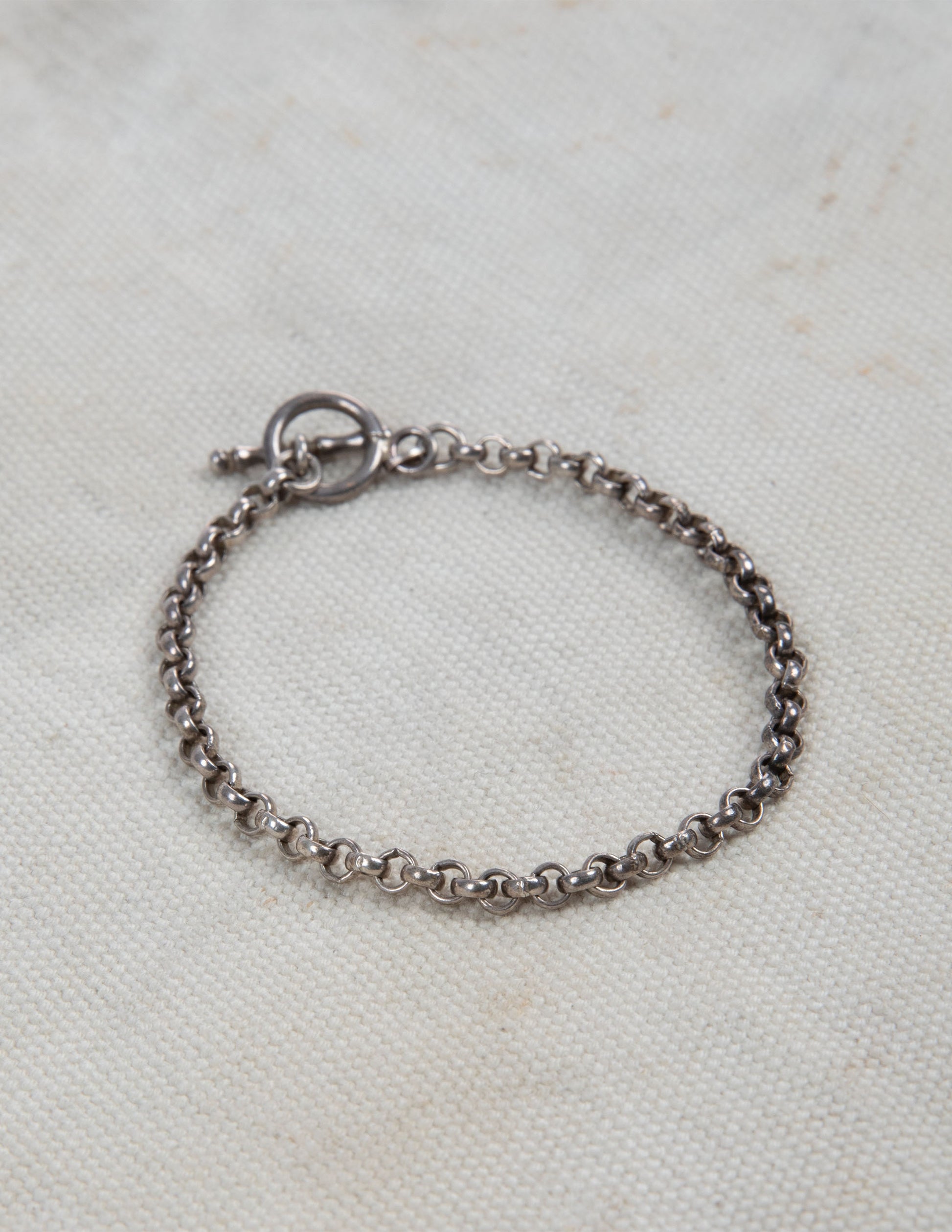 Vintage Sterling Silver Chain Bracelet