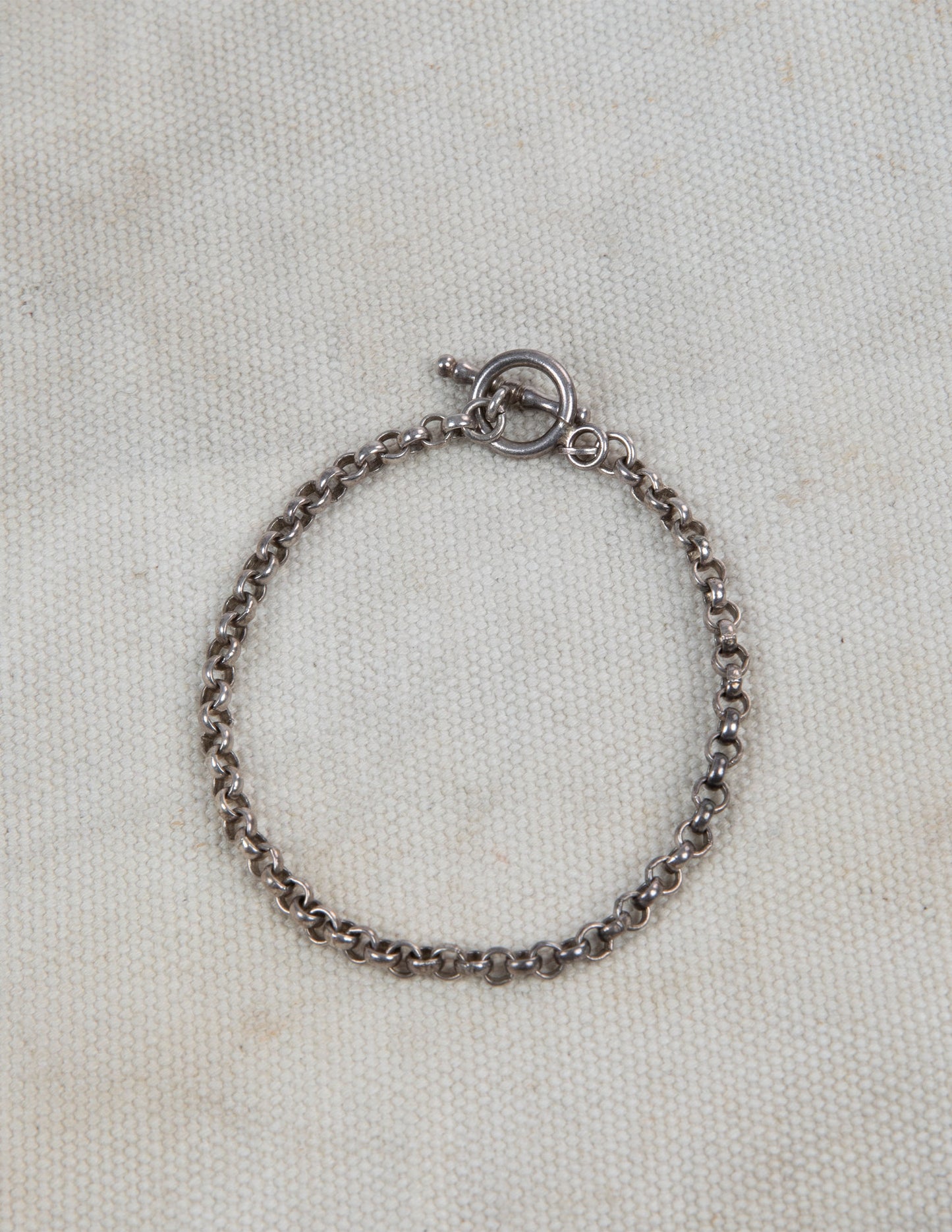 Vintage Sterling Silver Chain Bracelet