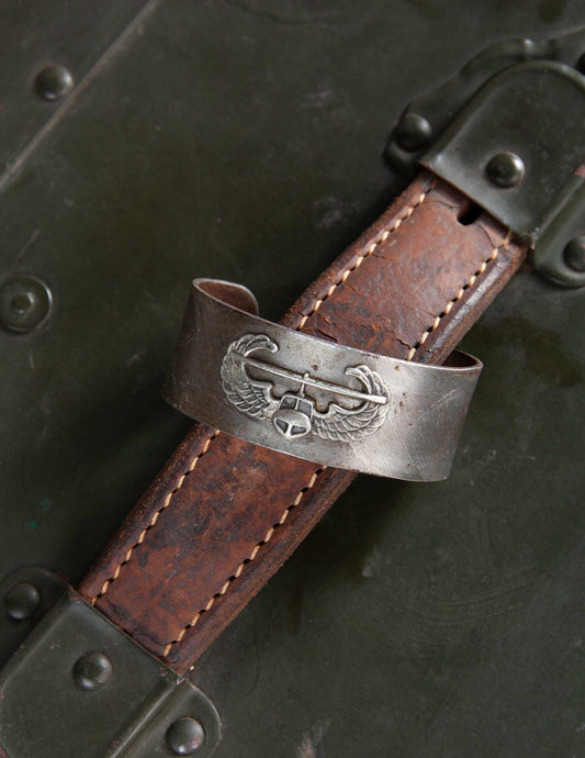 Vintage Vietnam-Era Helicopter Pilot’s Cuff Bracelet