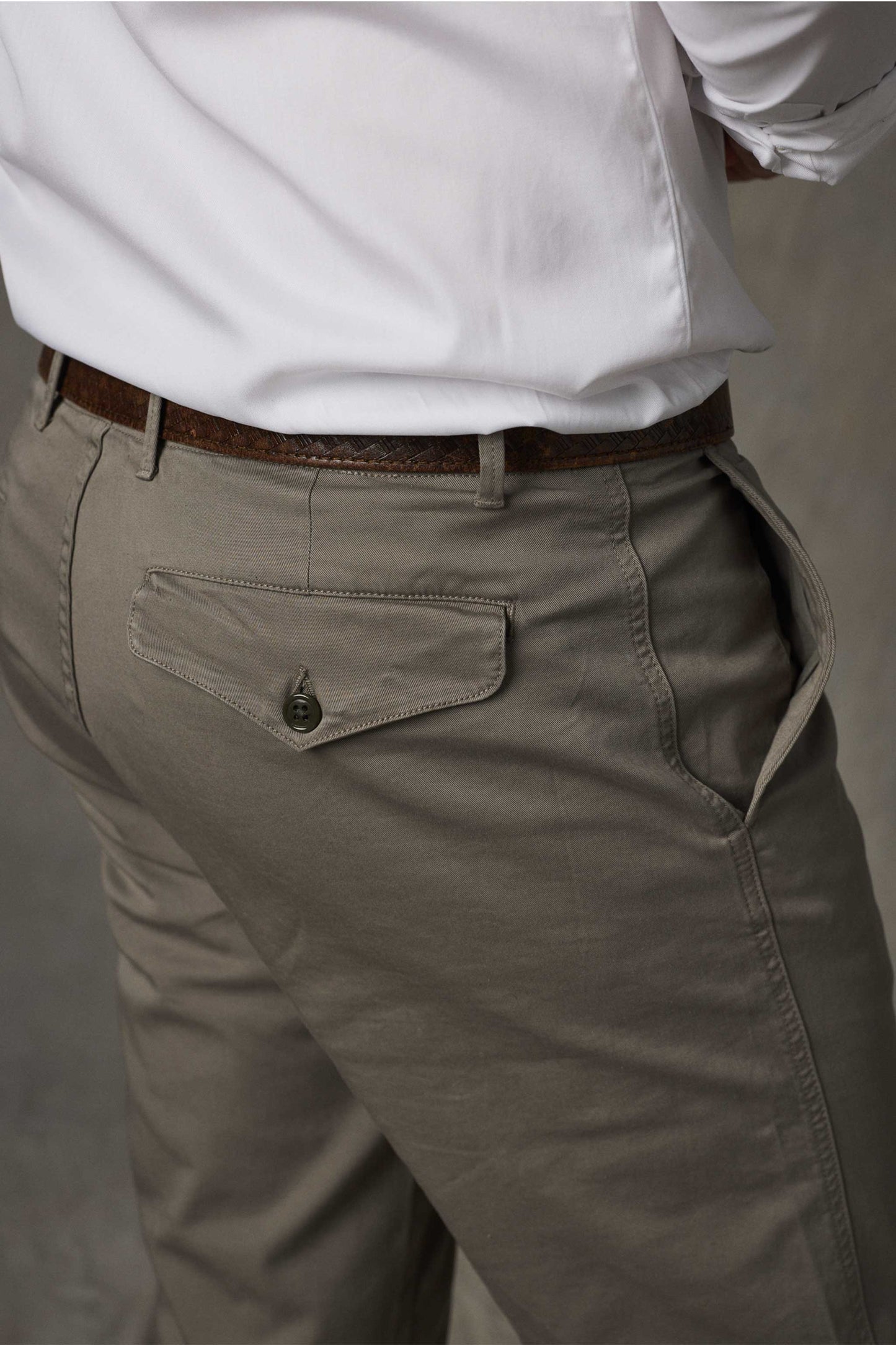 Rivay Series Chino in Warm Grey