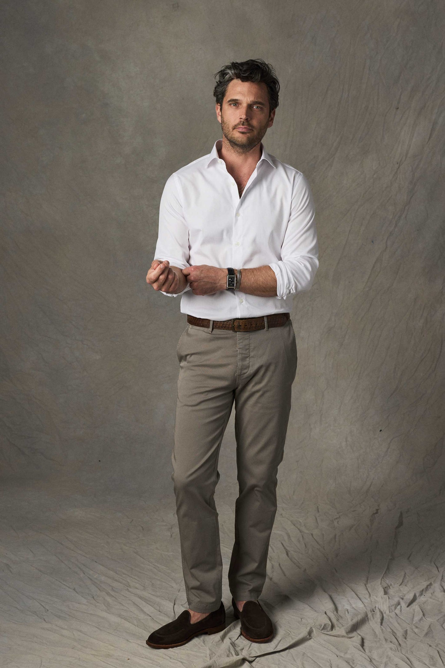 Rivay Series Chino in Warm Grey