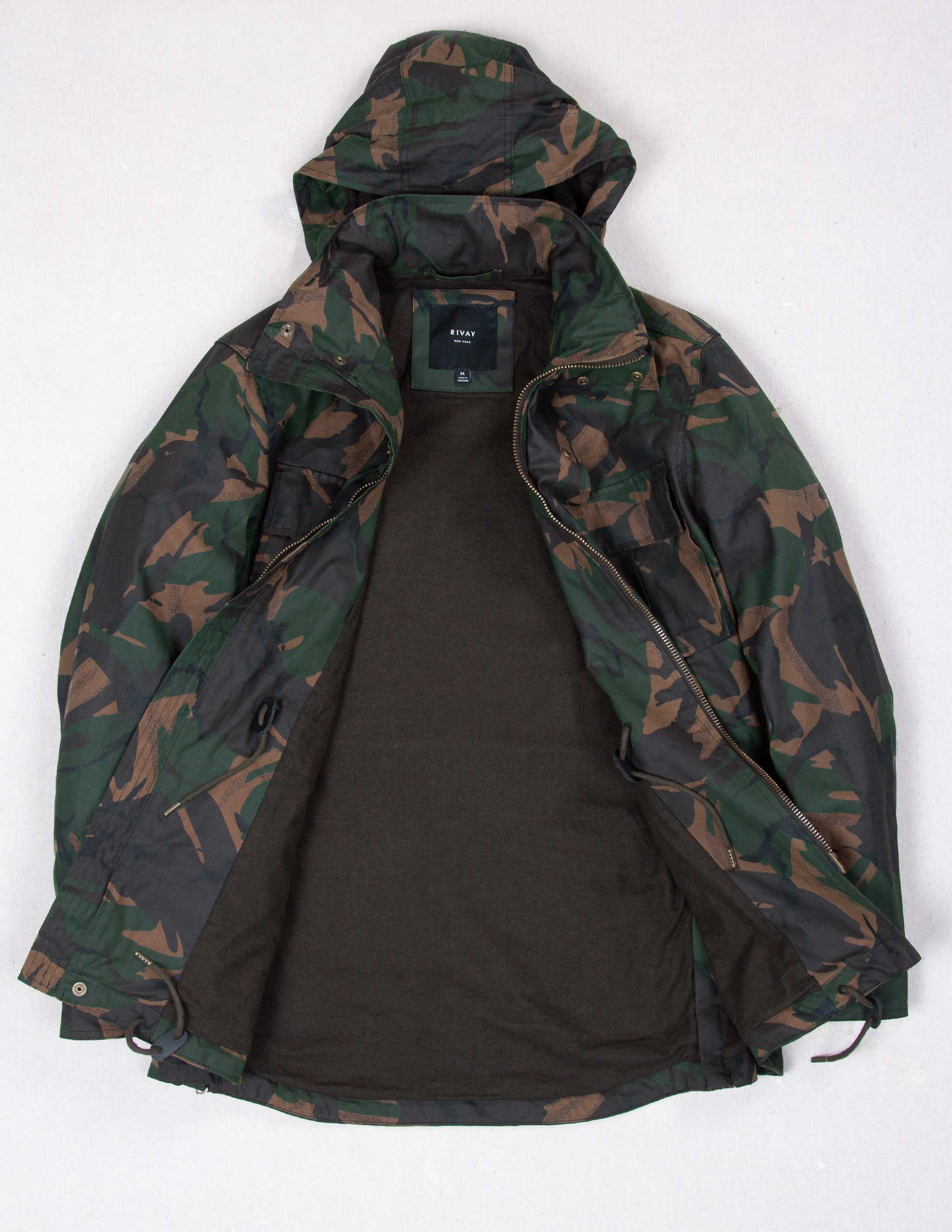 Waxed Cotton Field Jacket in British Woodlands Camo – RIVAY