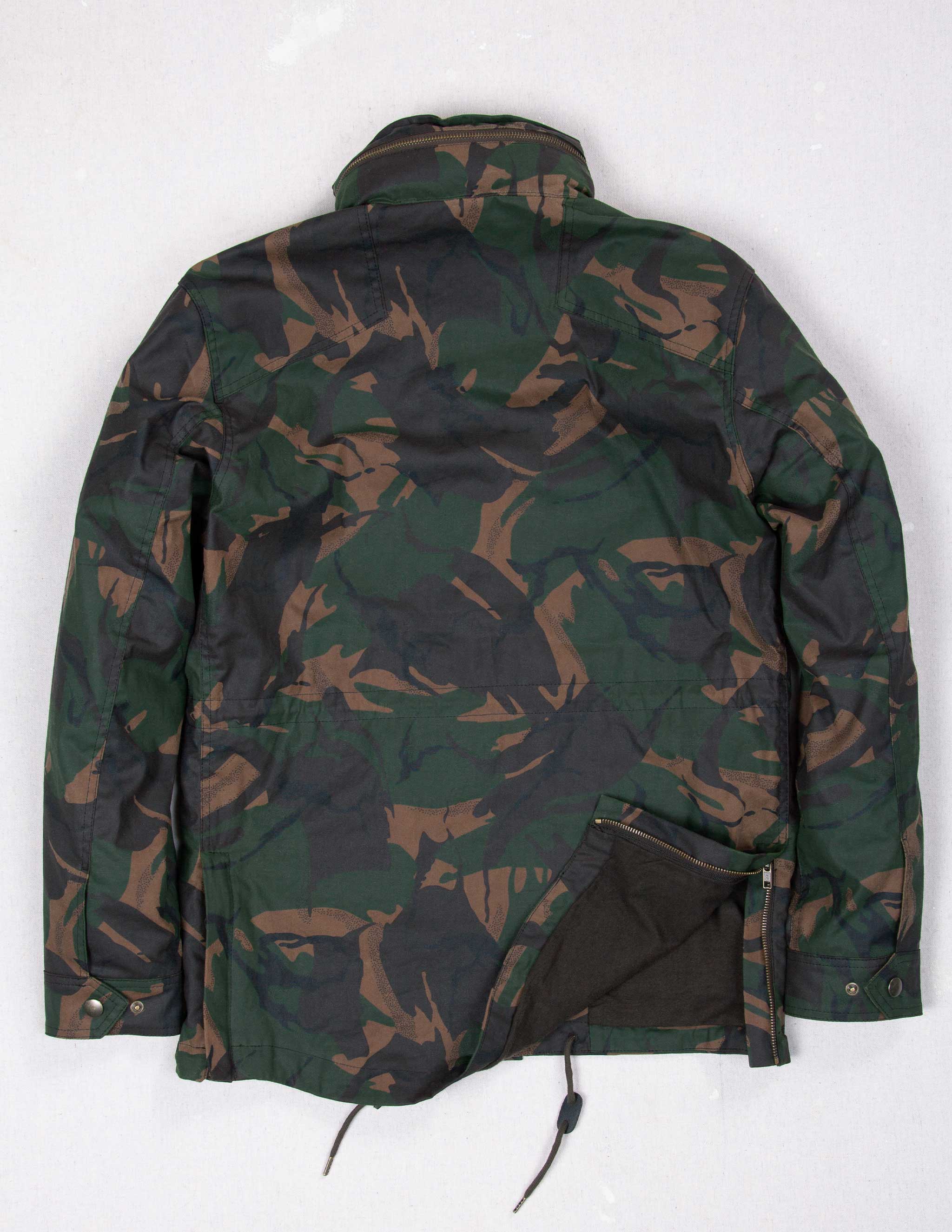 Waxed Cotton Field Jacket in British Woodlands Camo – RIVAY