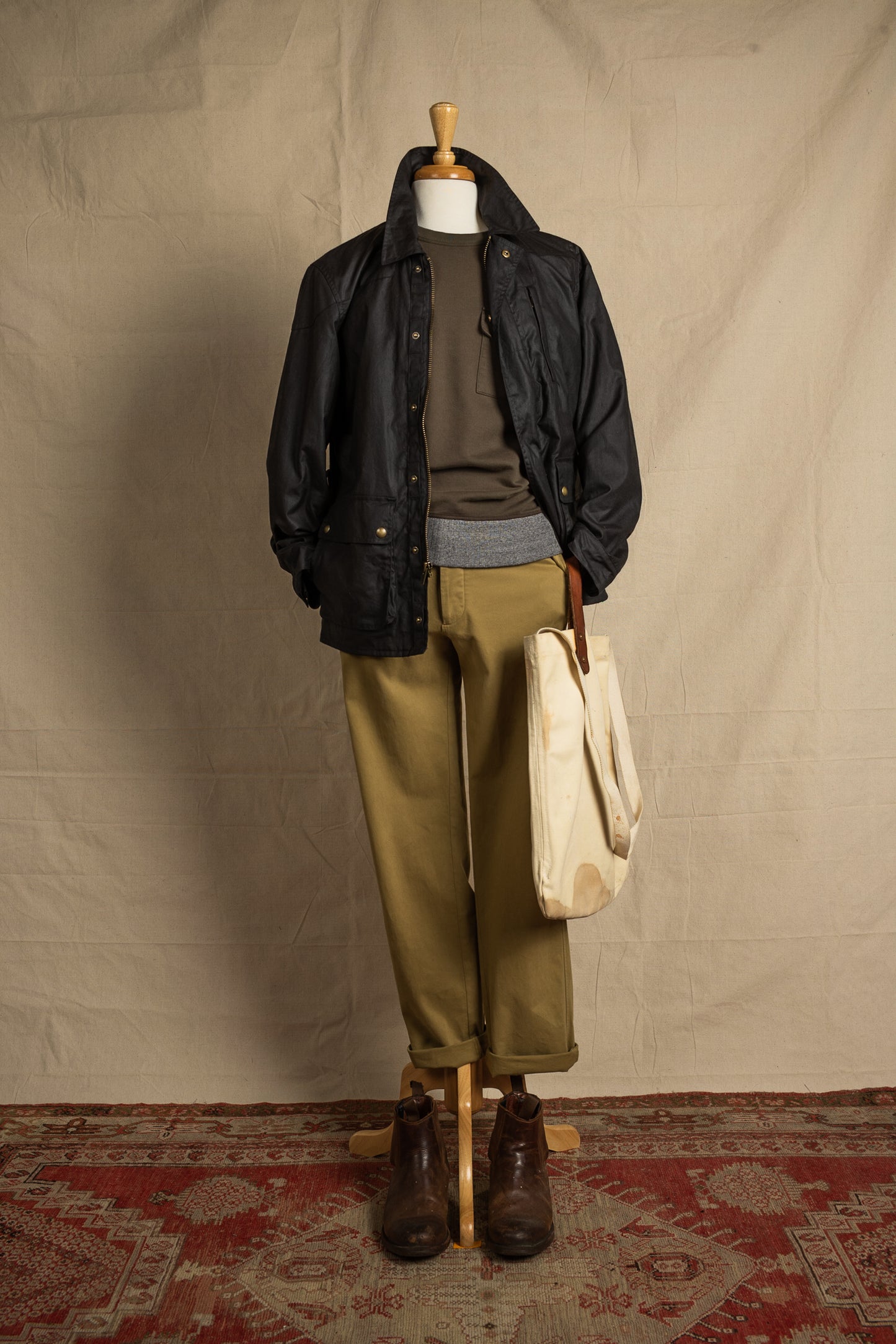 Fields French Terry Pocket Sweatshirt in Olive