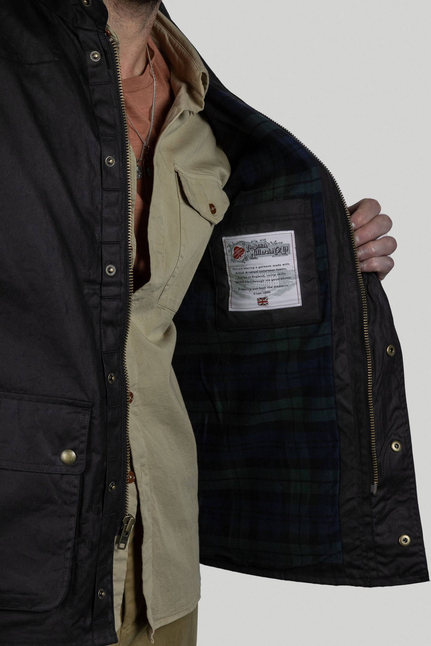 Delaney Waxed Cotton Field Jacket – RIVAY