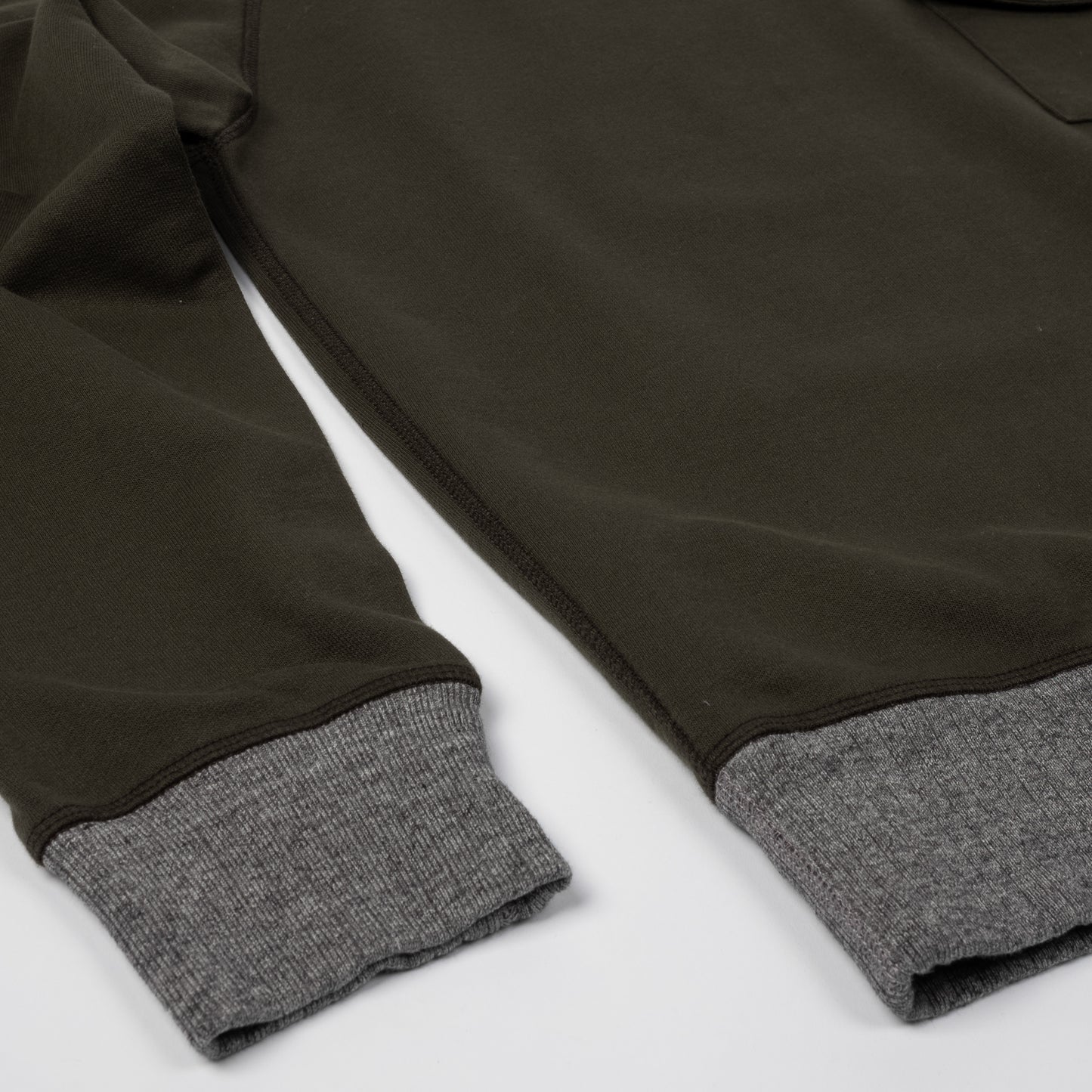 Fields French Terry Pocket Sweatshirt in Olive