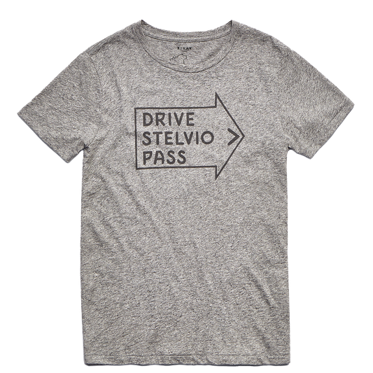 Drive Stelvio Pass Slub Jersey Tee