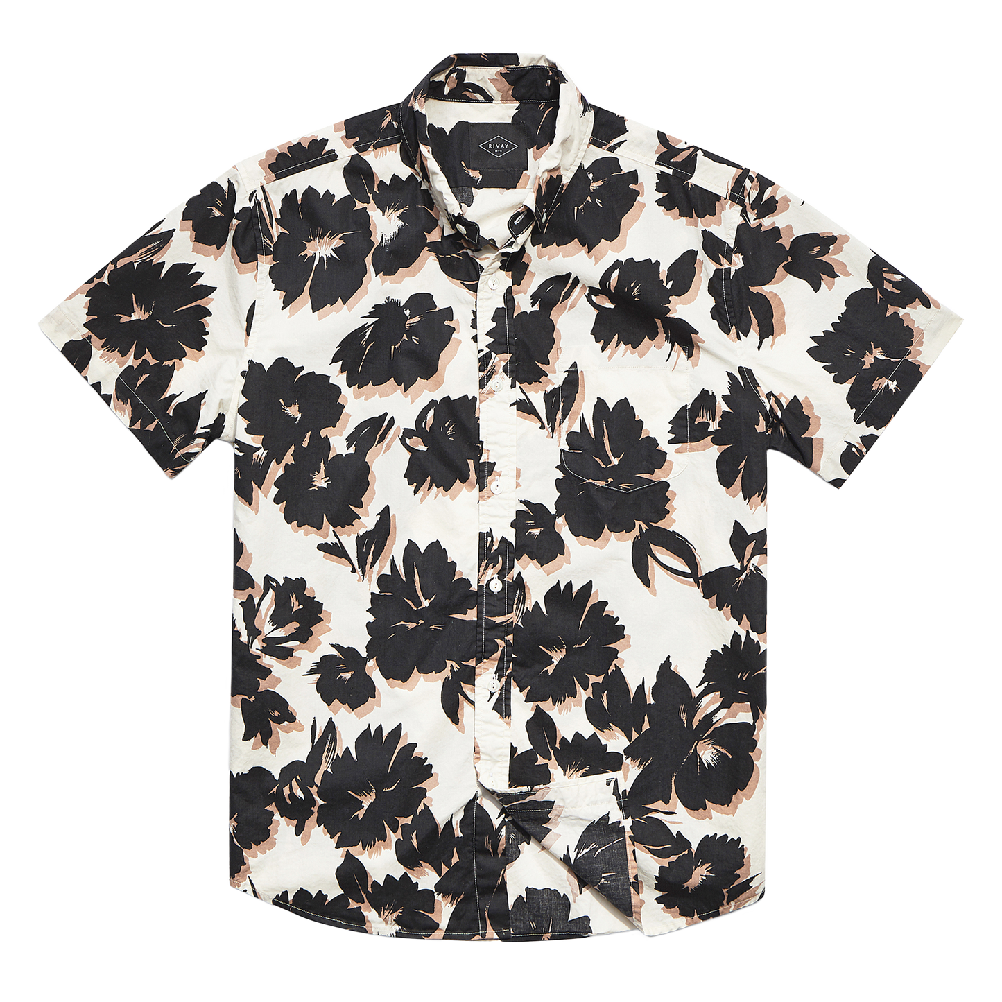 Èze Floral Print Short Sleeve Shirt